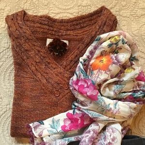 Beautiful floral scarf